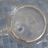 white glass carafes set of 4