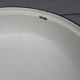 Bassine plat en tole émaillé
