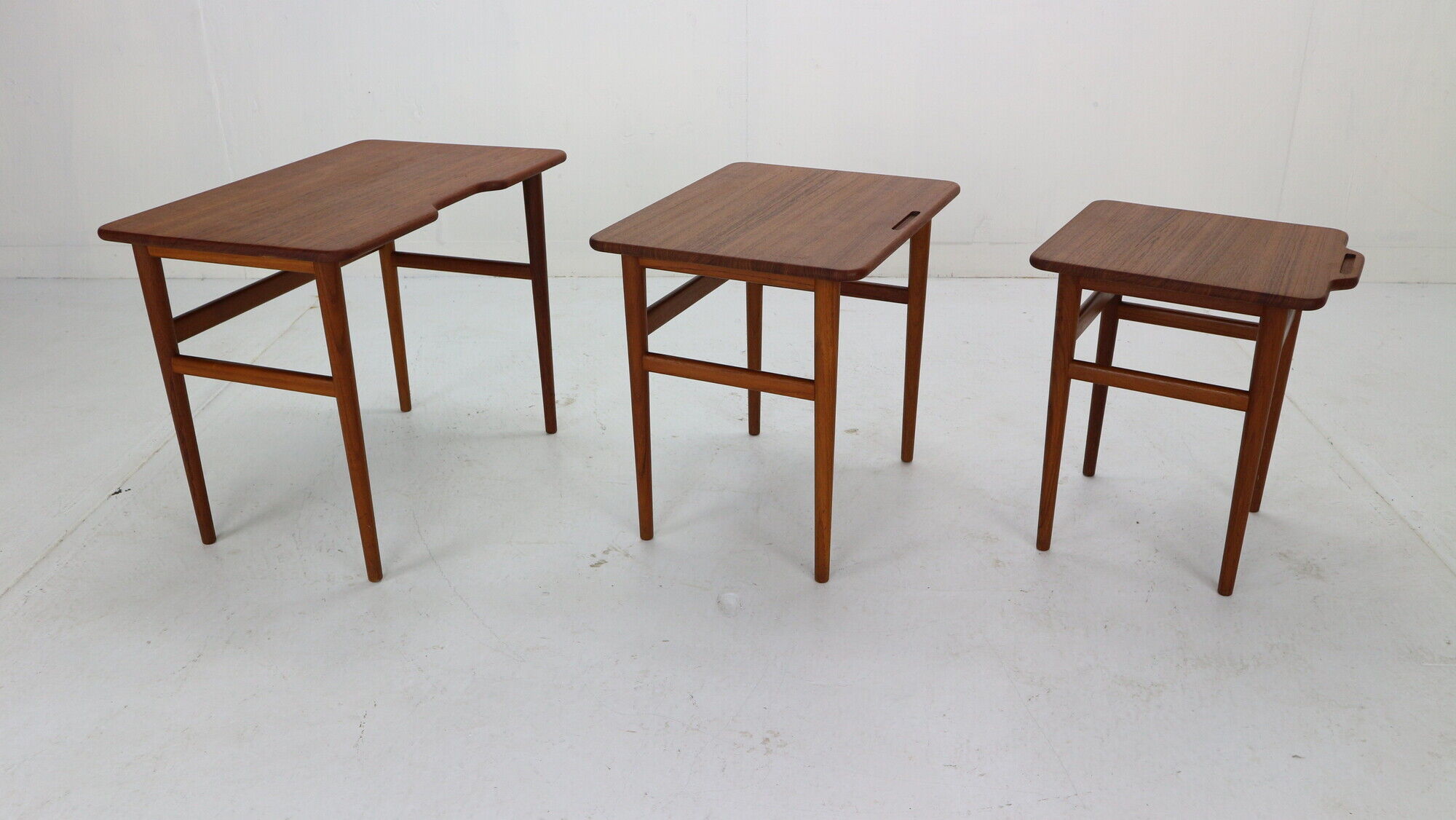 Mid-Century Modern Danish Teak Nesting by Kurt Østervig for Jason Mobler, 1960s