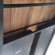 Industrial dining table (mango wood) for 6 people