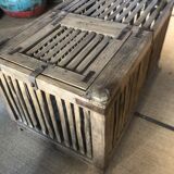 Table Cage with bars Indian bamboo