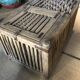 Table Cage with bars Indian bamboo