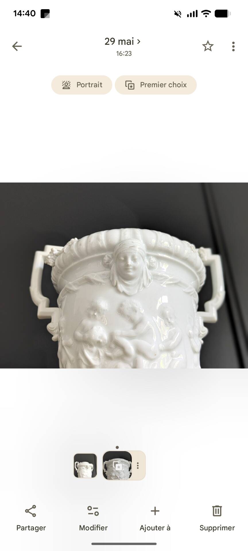 Ancient Médicis vase