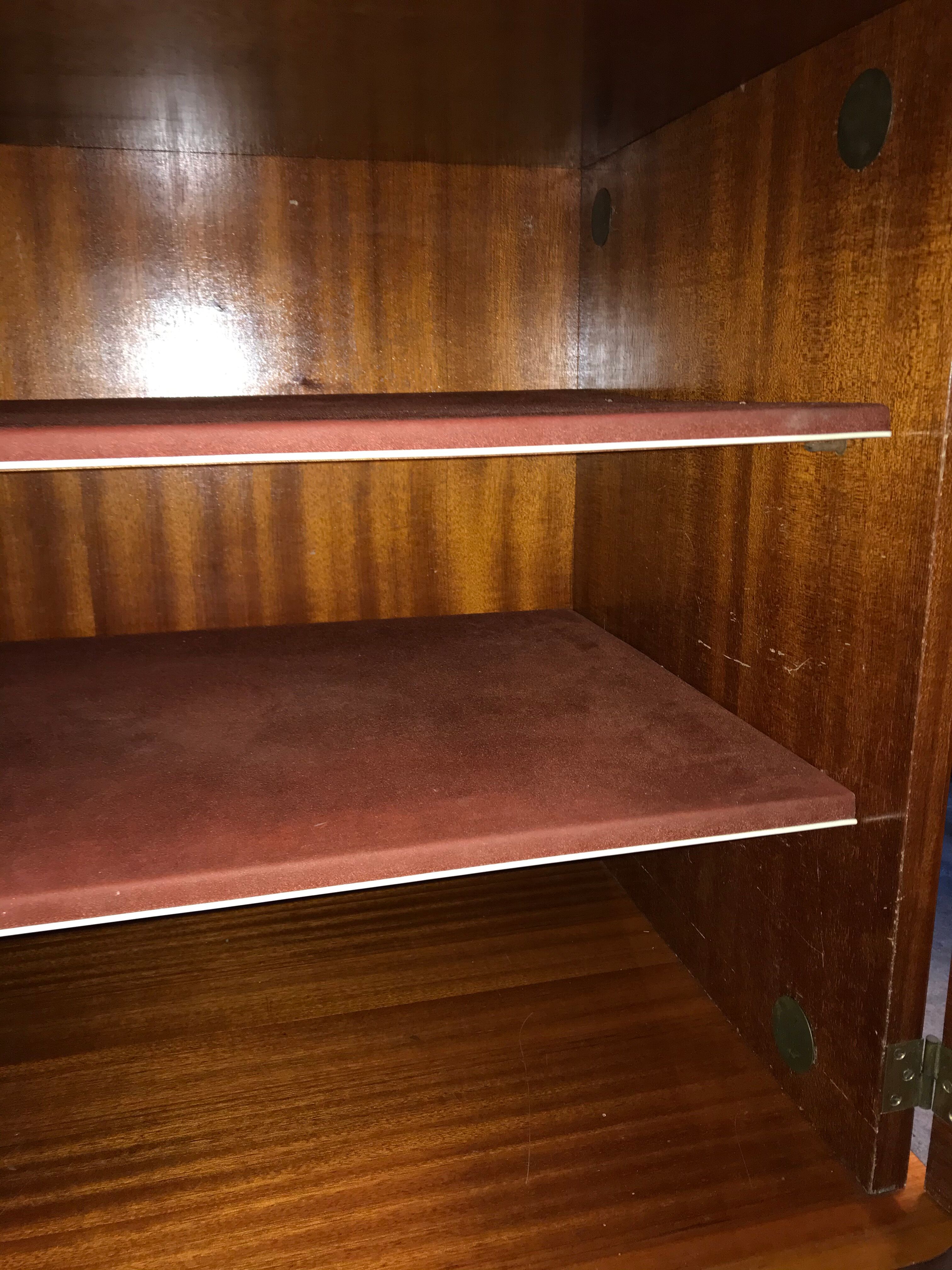 Sideboard wood varnished years 50