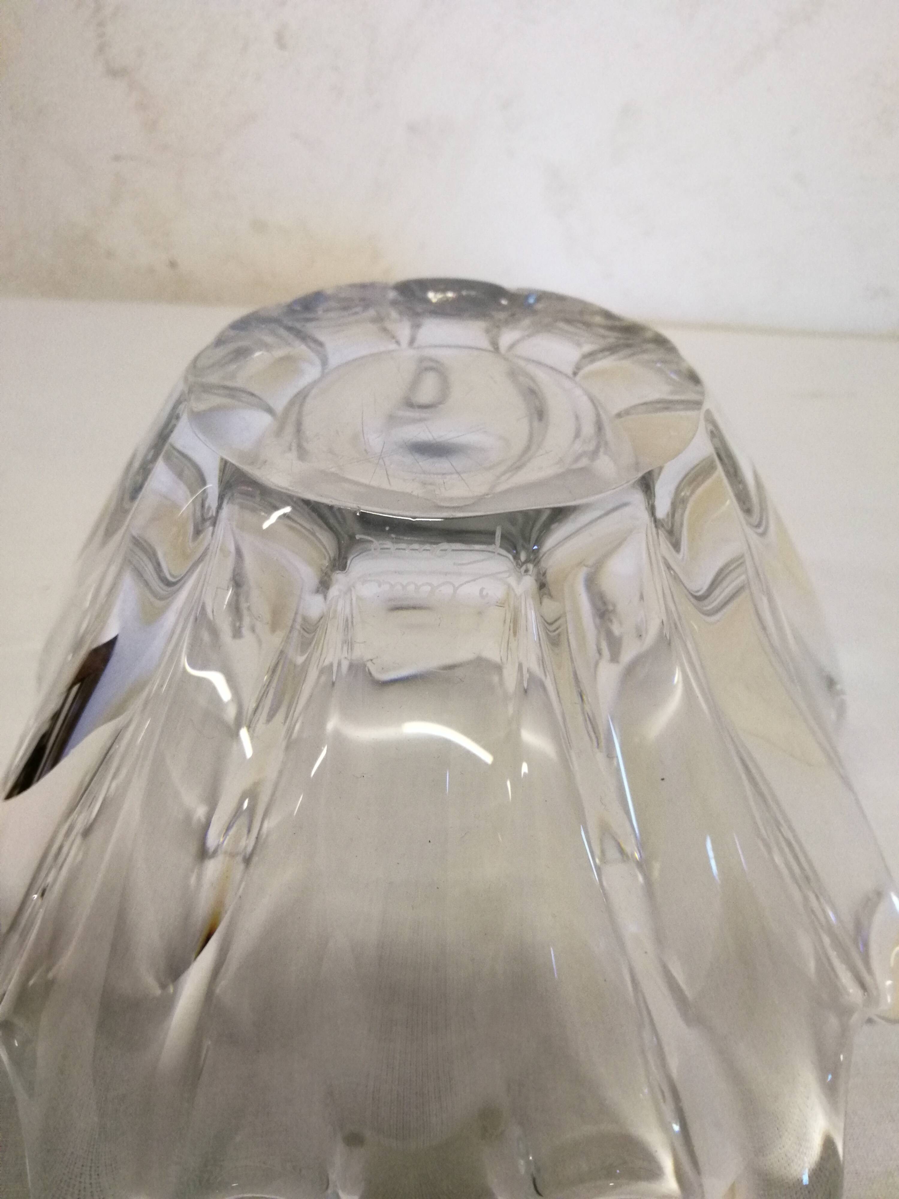 Cup, Empty Crystal Pocket Daum France