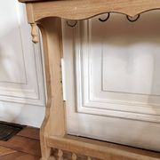 Wooden wall-mounted dresser shelf