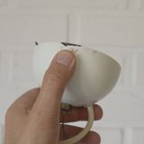 Vintage Murano lamp / swirl glass chandelier / unique hanging lamp 1980's