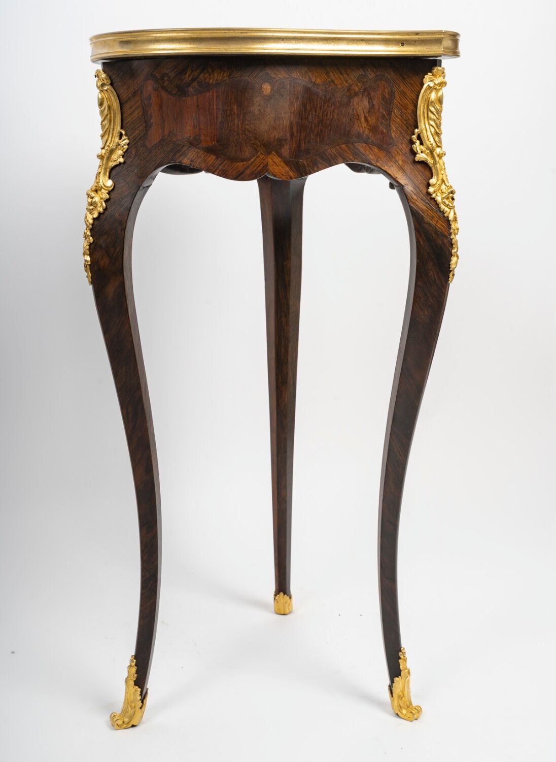 Table "Heart" in Louis XV style, Attributed to Maison Krieger, Circa 18