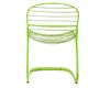 Chairs by Gastone Rinaldi in chromed green painted metal 1960