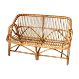 Vintage rattant sofa