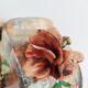 Vase with three birds in relief signed Delattre