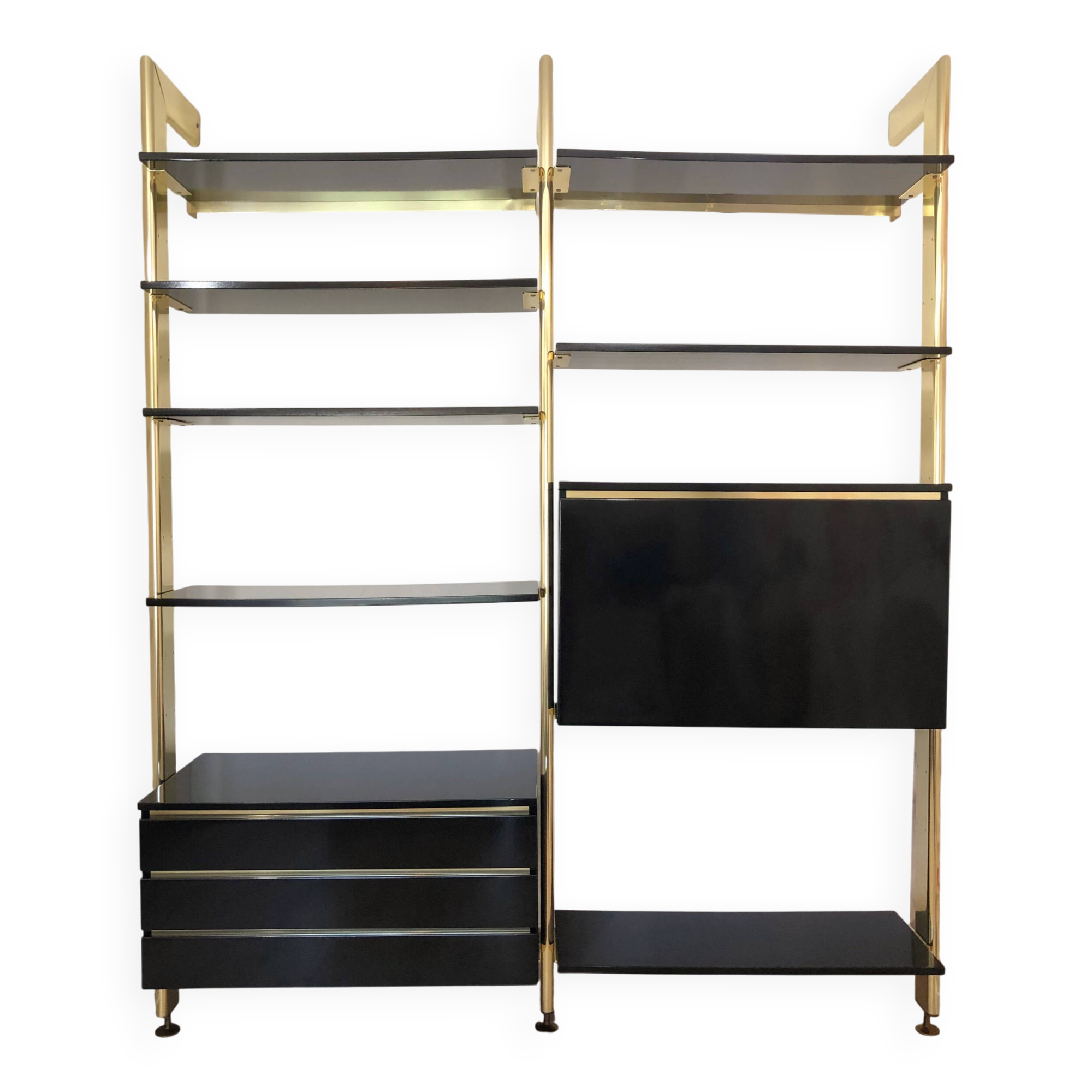 Library, modular unit by Modernindustria Giussano, 1970s