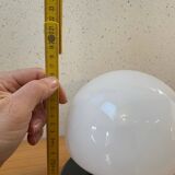 Lampes champignon verre et marbre