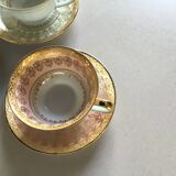 6 tasses à café en porcelaine de Limoges