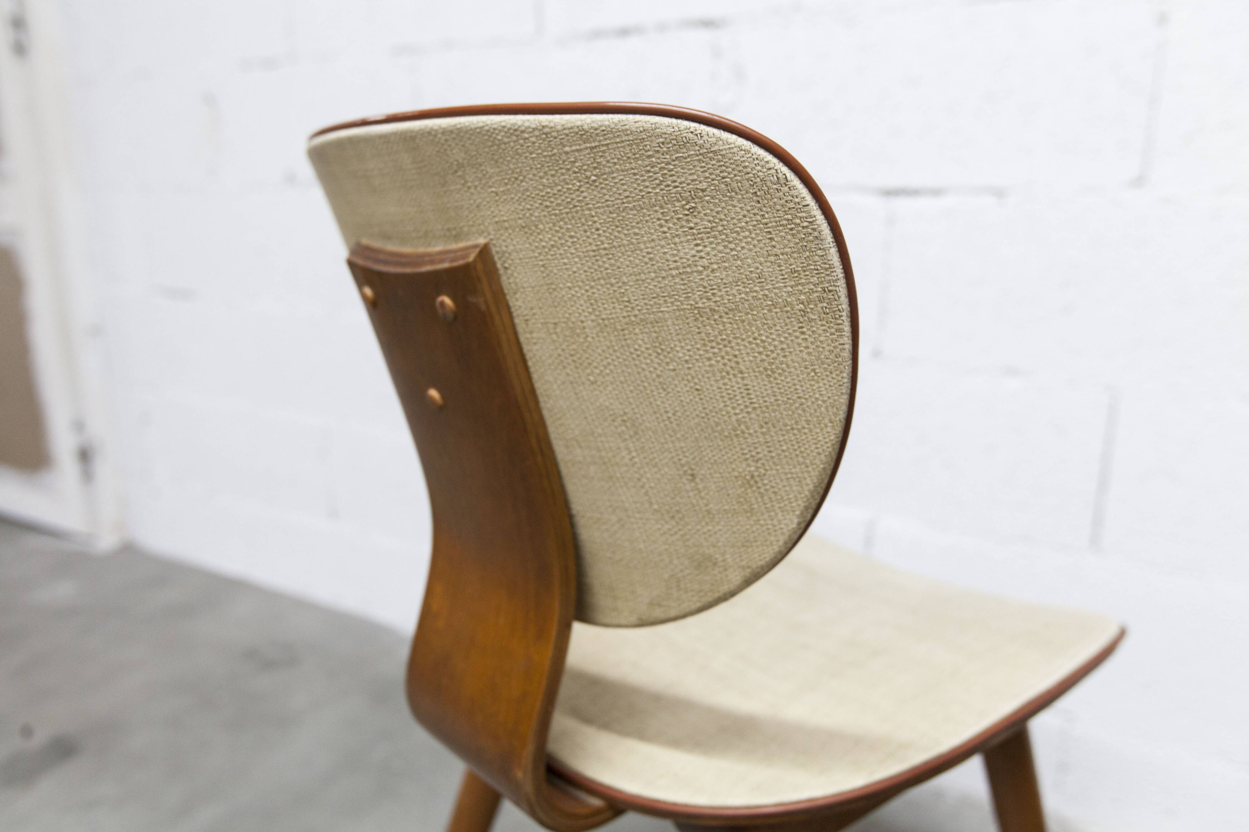 Pair of Baumann chairs No. 831 G1 "design Max Bill" 1960