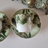 2 longwy art nouveau cups