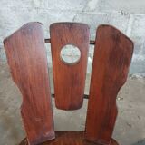 Série de 4 chaises de chalet 1970