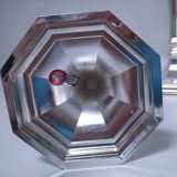 Pair of BMF candlesticks in silver-plated metal, vintage stamped