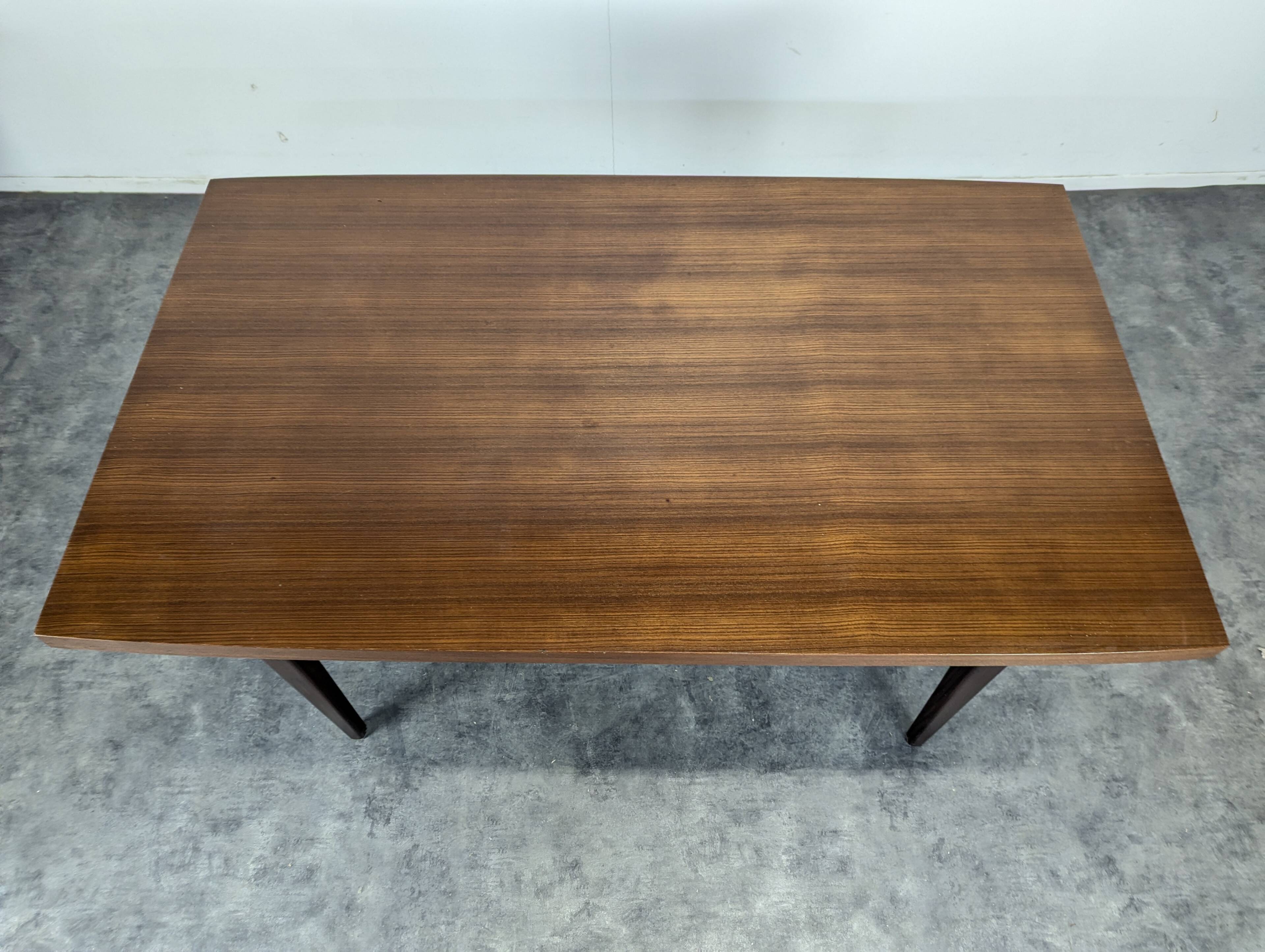 Scandinavian dining table in teak