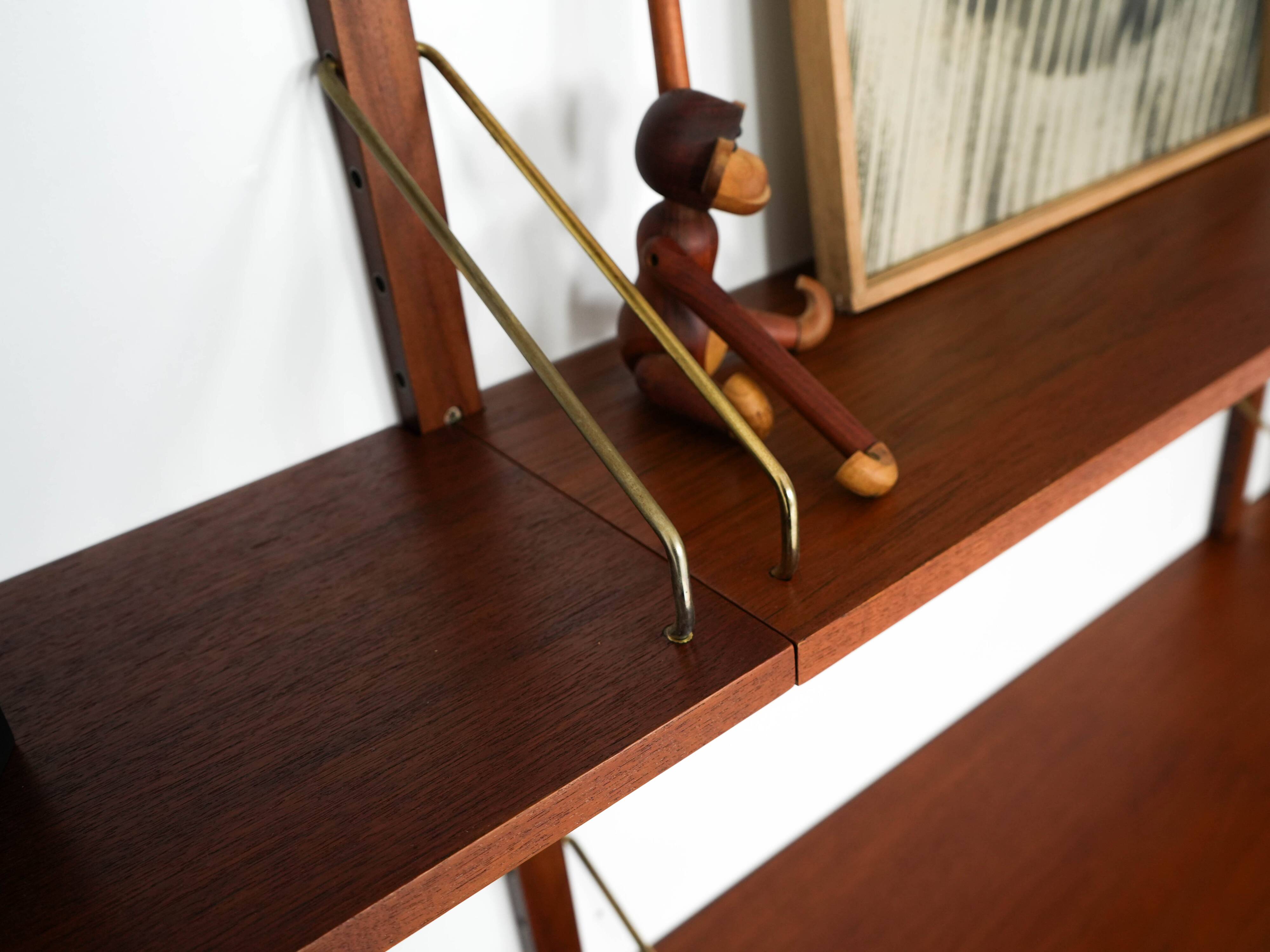 Teak shelving unit, Danish design, 1960s, designer: Poul Cadovius