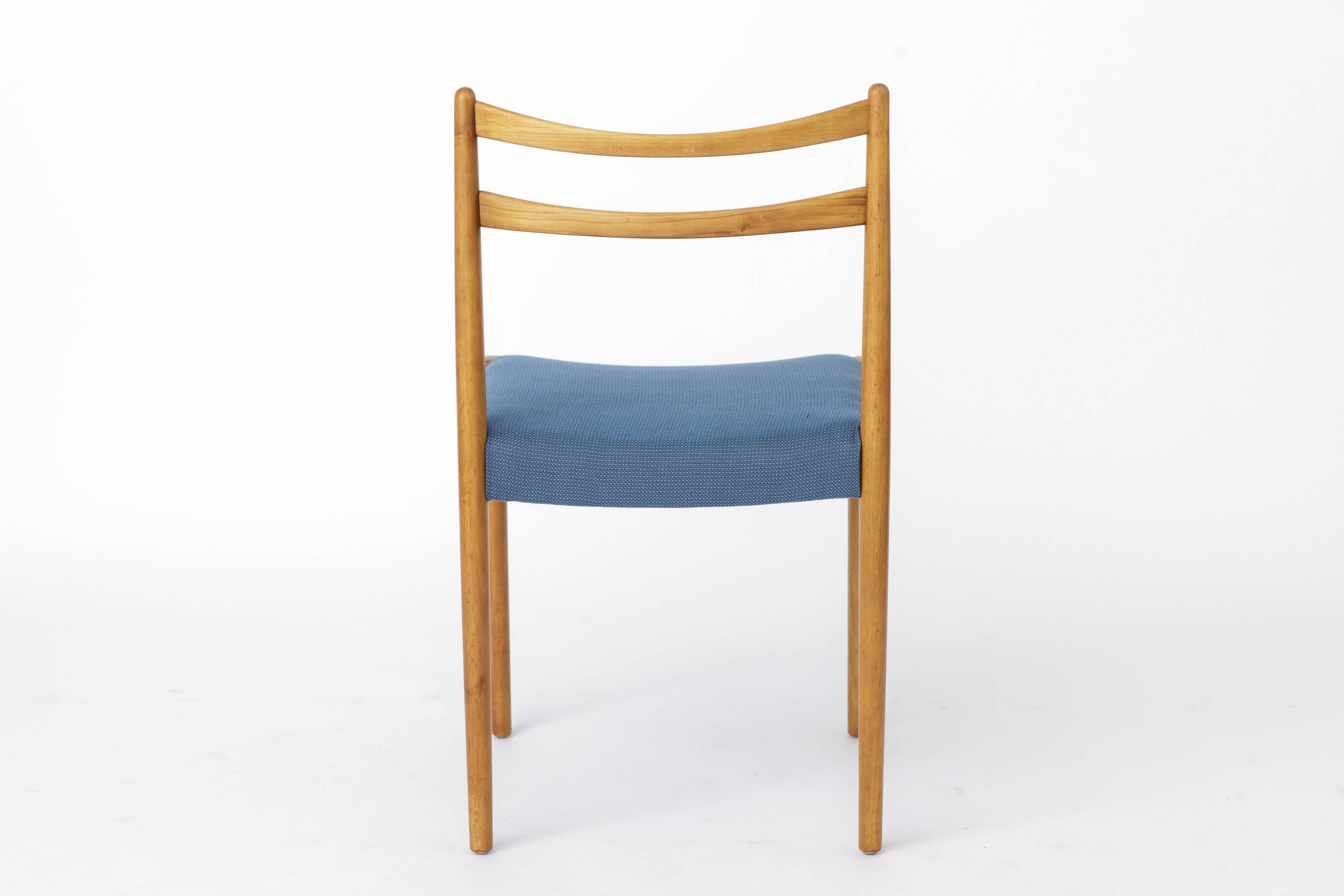 Vintage Lübke Dining Chair, Germany 1970s, Beech Wood Chair
