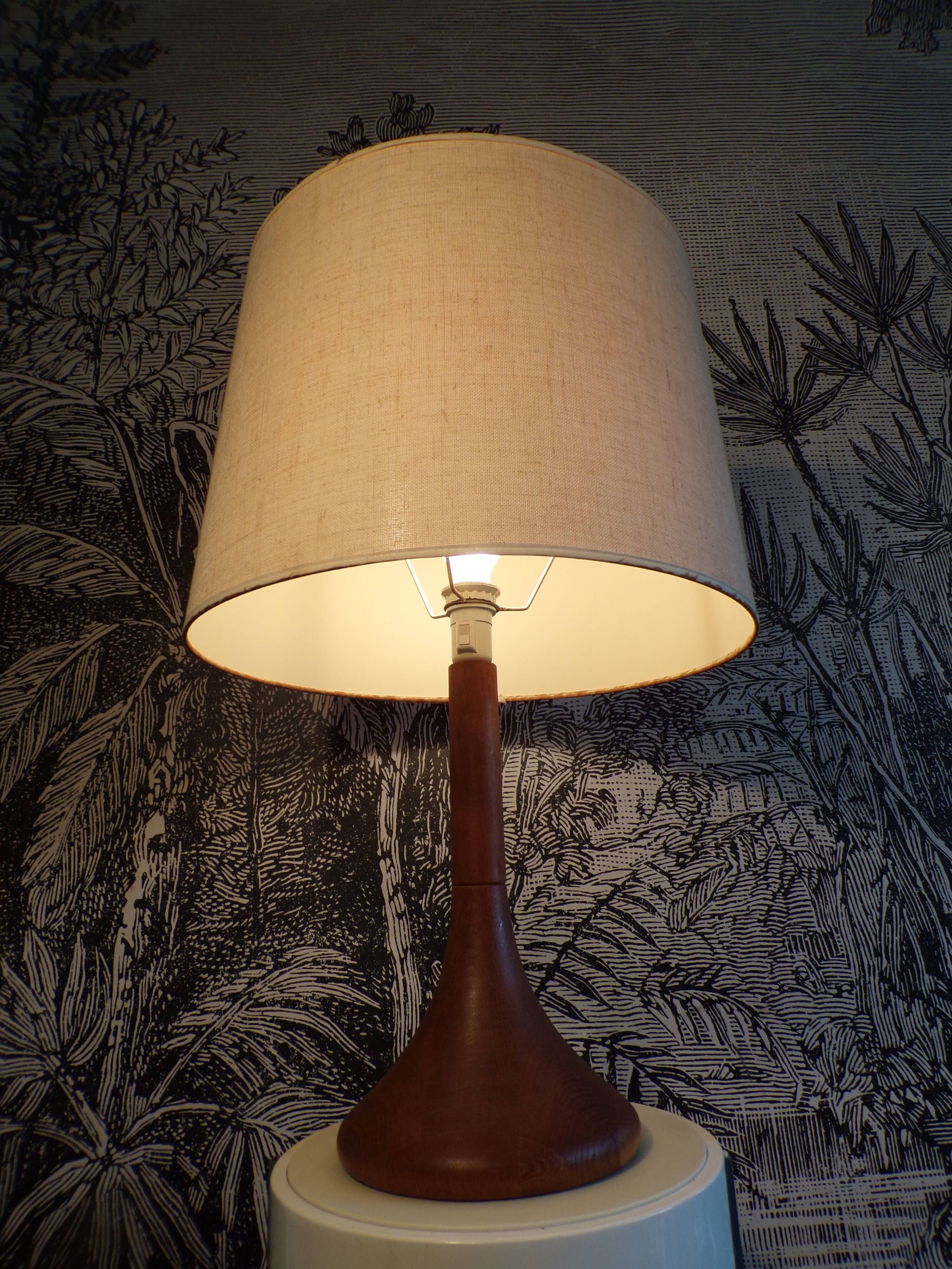 Kirk Denmark teak lamp