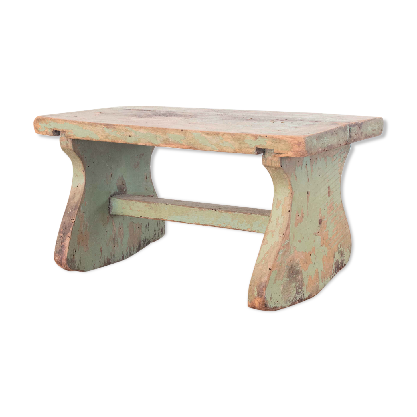 Rustic rocking stool