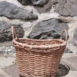 Small wicker basket with handles