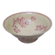Salad bowl on foot in iron earth of Gien model Pink hawthorn