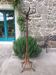 Portemanteau perroquet bois massif, style baumann