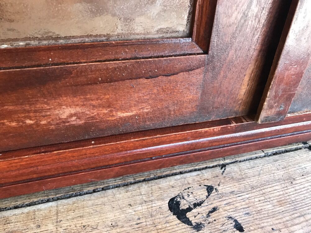 Placard de campagne vaisselier meuble haut vitré
