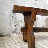 Pair of walnut benches 1900