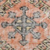 7x10 Pumpink Orange & Black Persian Rug, 208x316Cm