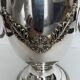 Silver metal ice bucket