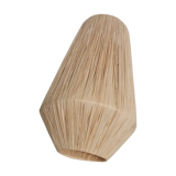 Hanging in natural raffia