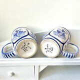 Henriot Quimper mugs