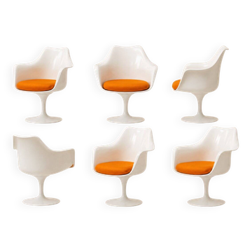 Eero Saarinen & Knoll set of 6 chairs