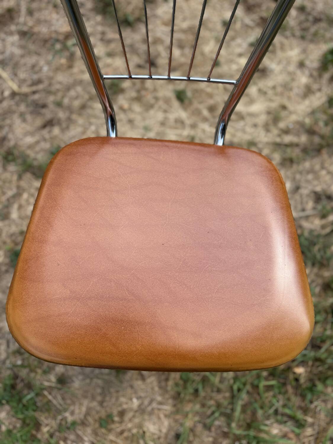 Set of 4 vintage Soudex Vinyl chairs