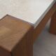 Table basse en chêne, design danois, années 1970, production : Danemark