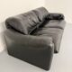 Canapé maralunga design design Vico MAGISTRETTI Cassina en cuir noir