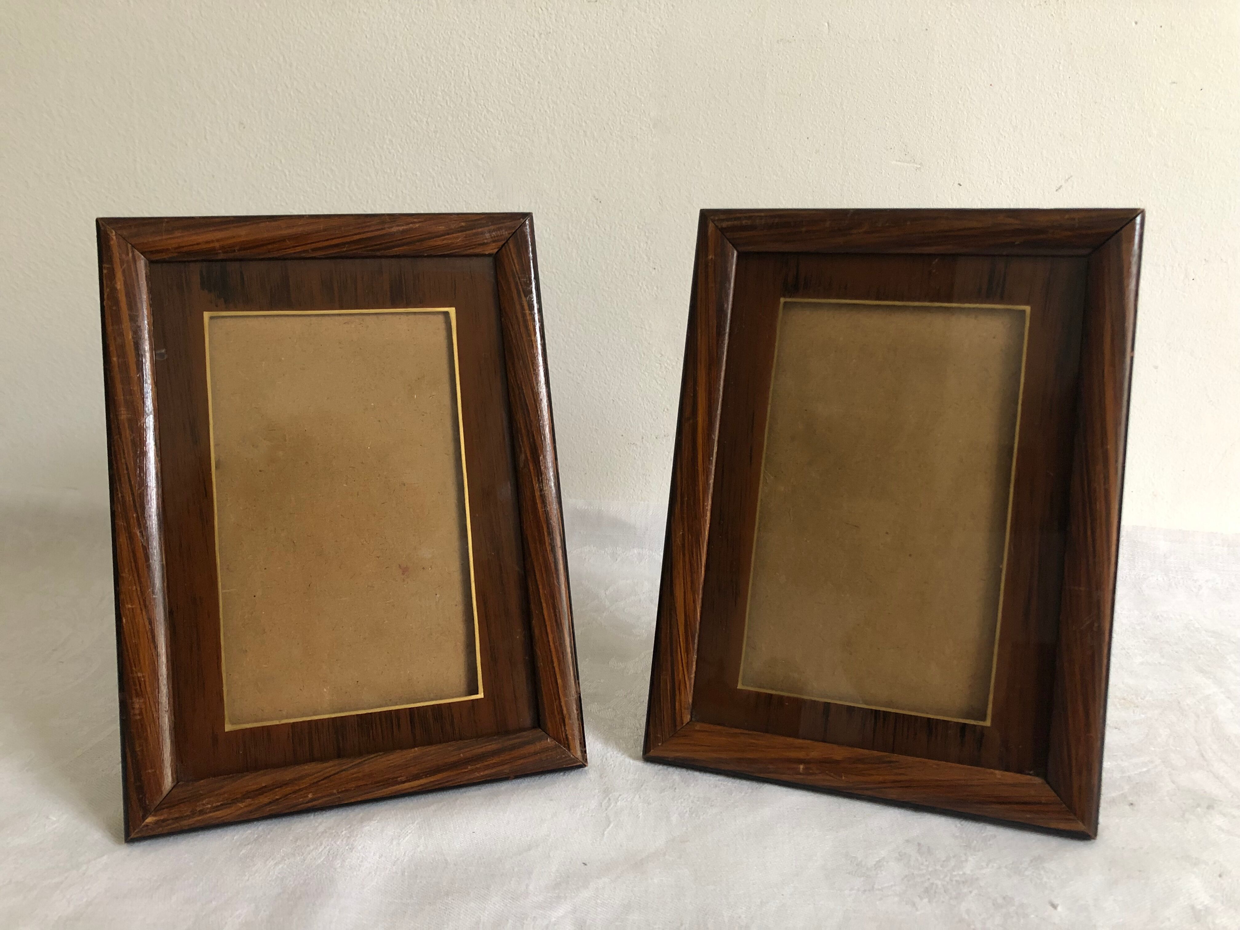 Set of two old frames