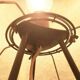 Mid-Century Minimalist Tripod Cocoon Floor Lamp, 1960s
