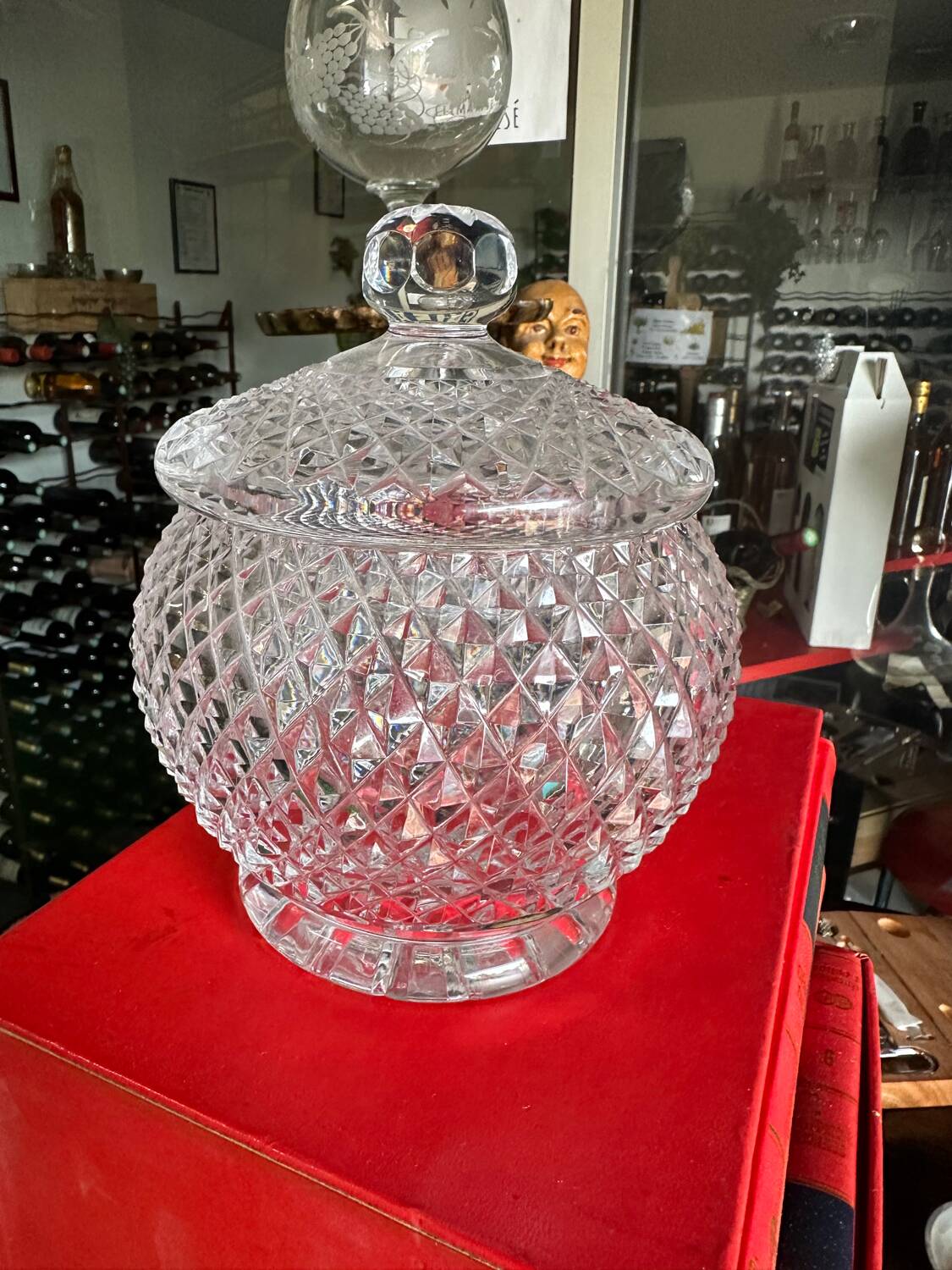 Baccarat crystal candy box