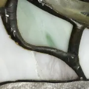 Stained glass pendant