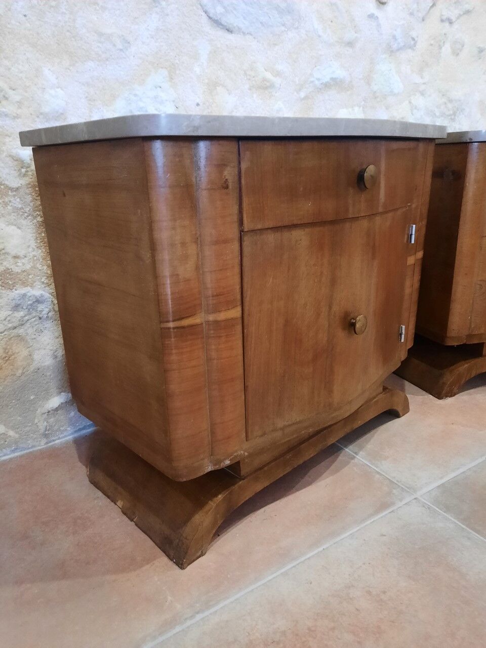 Pair of bedside tables 30s