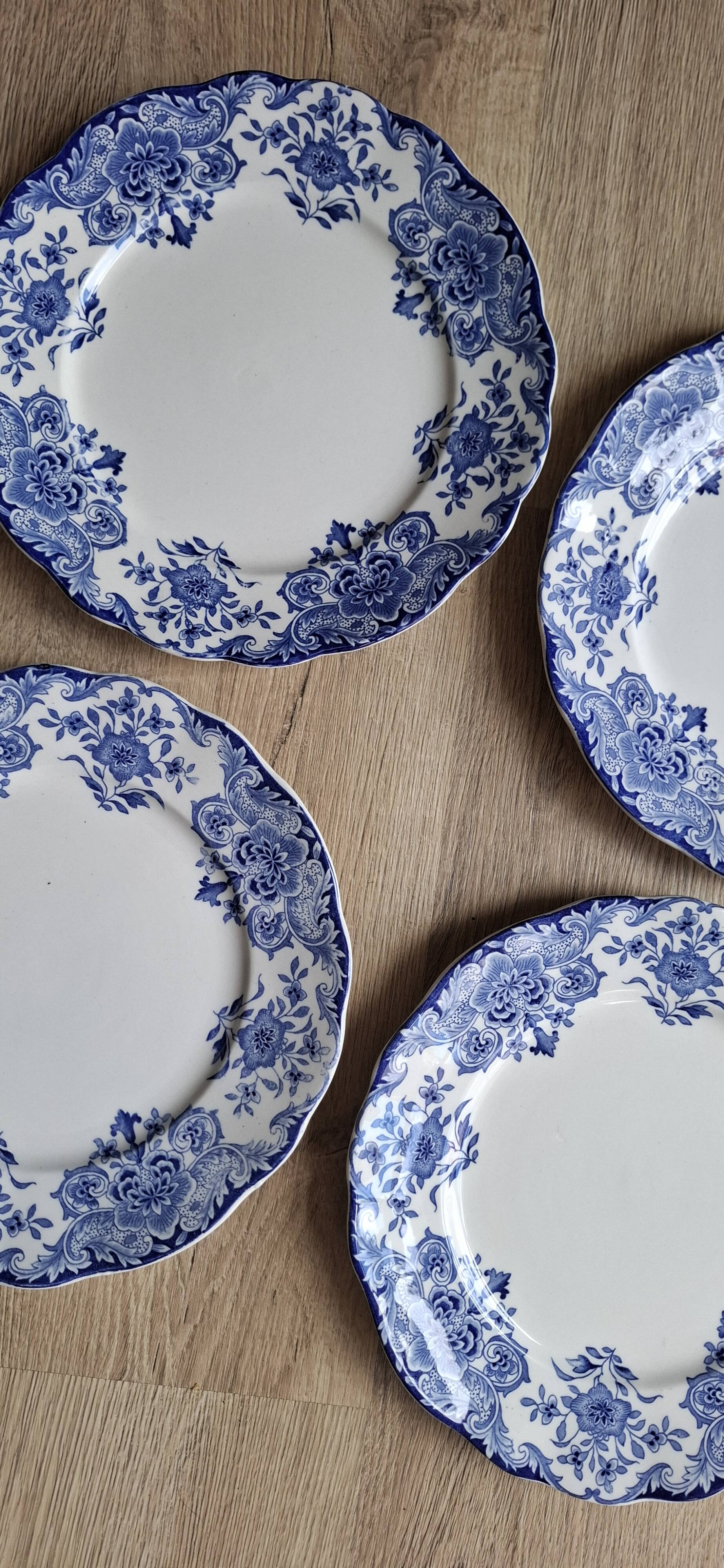 Set of 6 flat plates Dordrecht BFK 1920