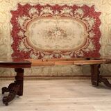 Dining room table with mahogany system, restoration period circa 1830 (4m)