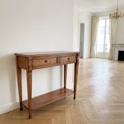 Louis Philippe solid wood console set