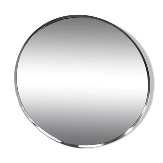 Vintage round chrome mirror