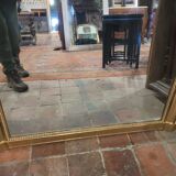 Mirror Louis Philippe 19th gold 144h/106l cms